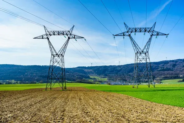 Illustration pylône électrique